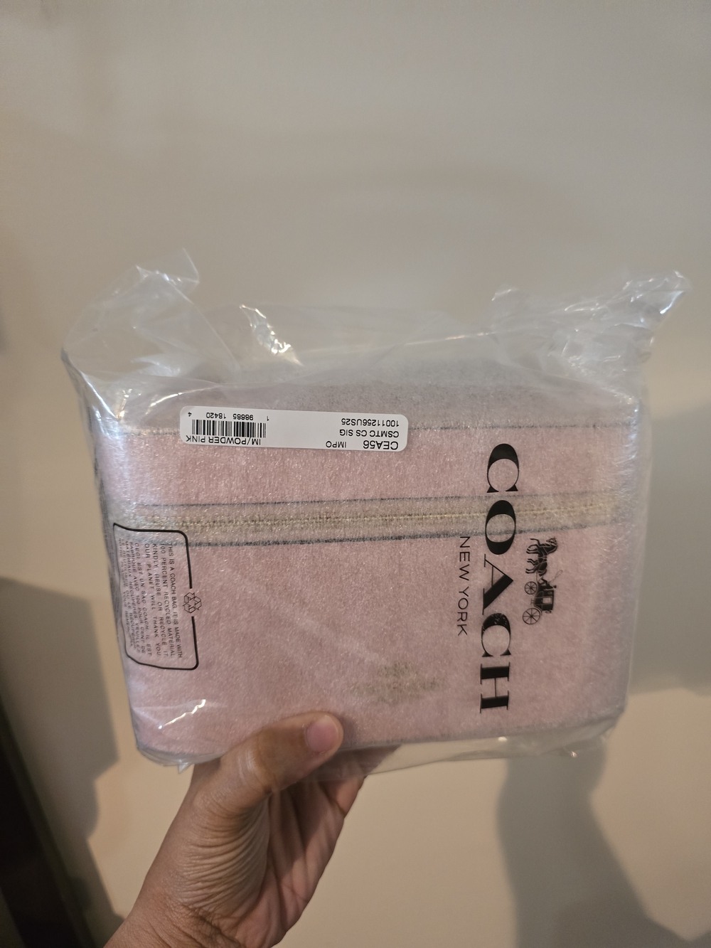Coach Powder PINK COSMETIC CASE